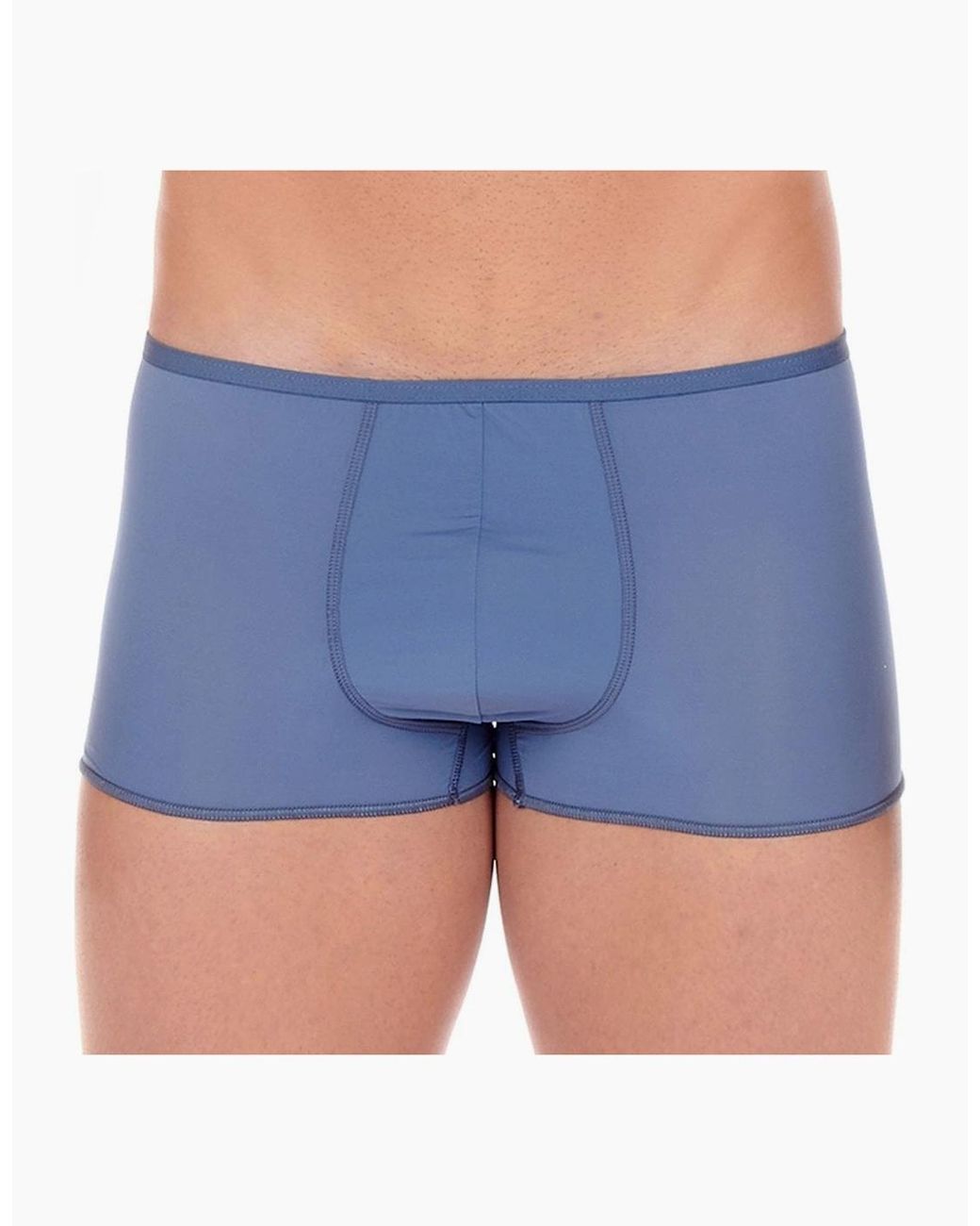 Hom Blue Plume Ultra-Light Boxer Trunk, Mid for men