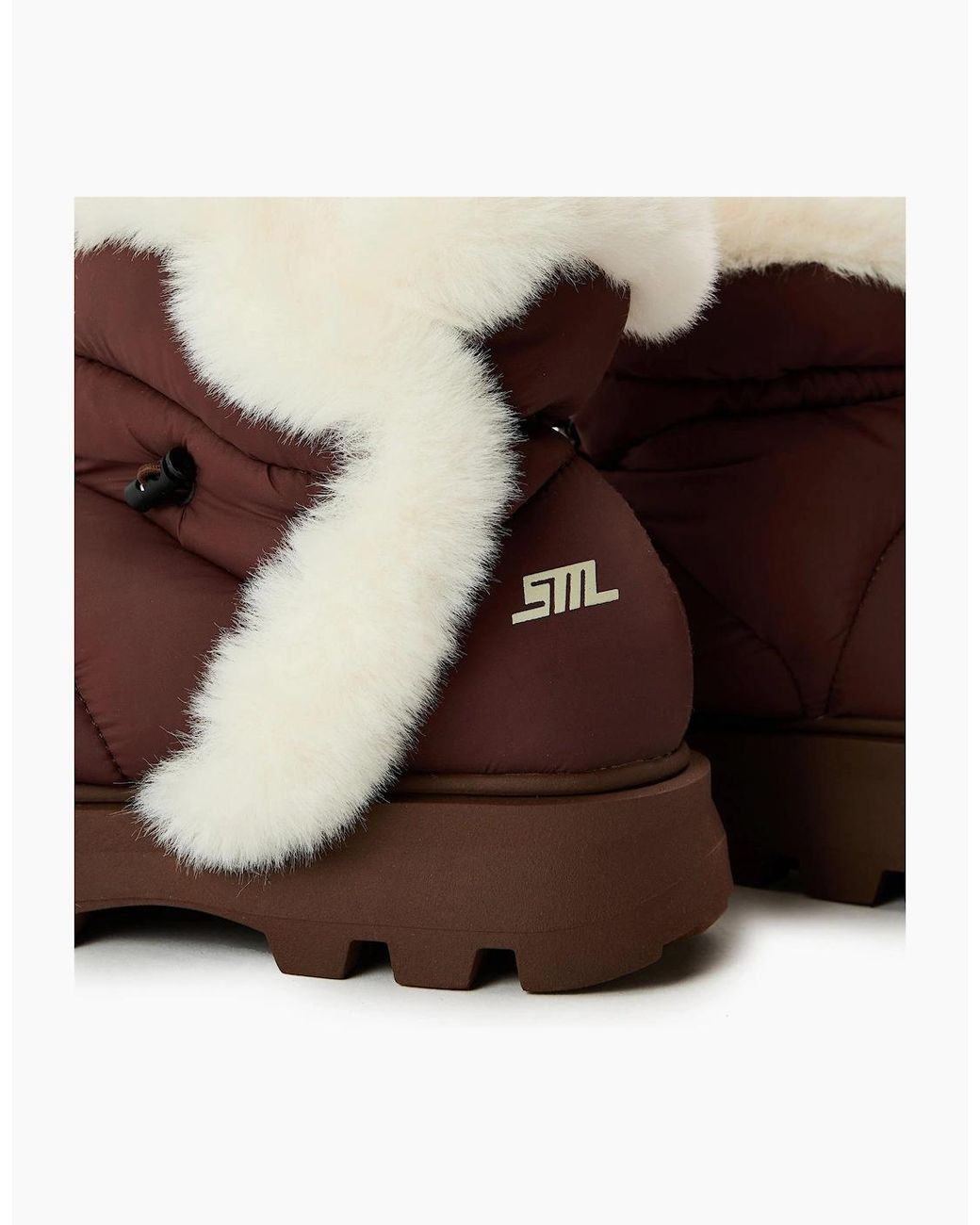 Steve Madden Brown Frostee Snug Boots With Toggle Closure