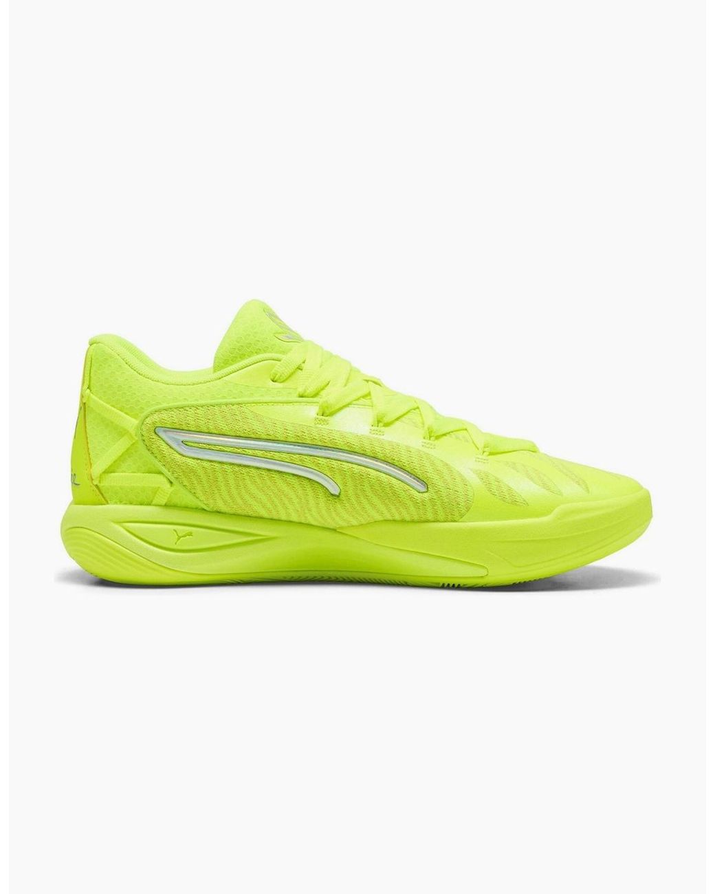 PUMA Yellow Stewie 4 Flawless Basketball Trainers