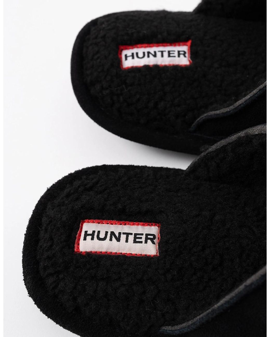 Hunter Black Mule Slipper for men