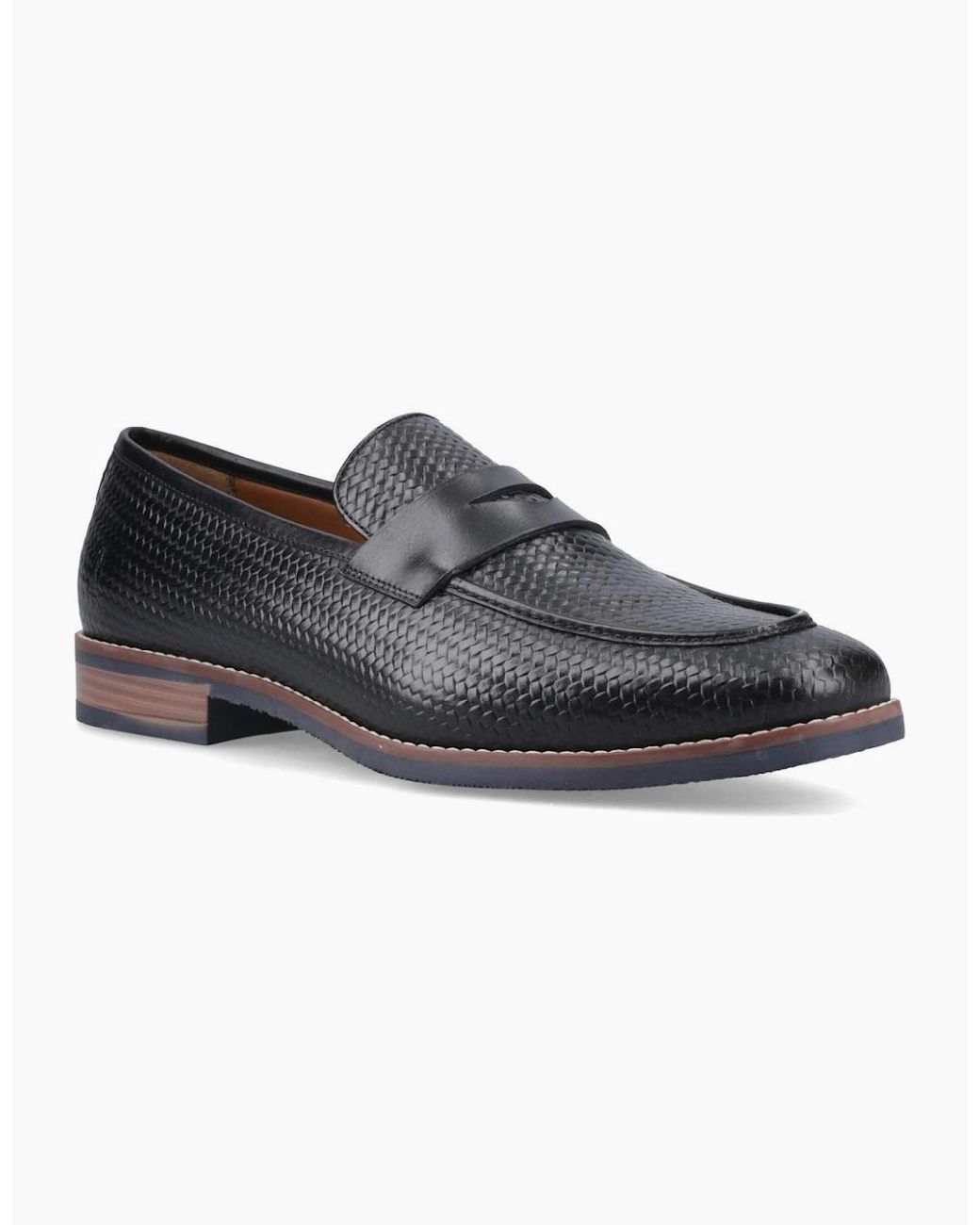 Hush Puppies Black Mitchell Loafers for men
