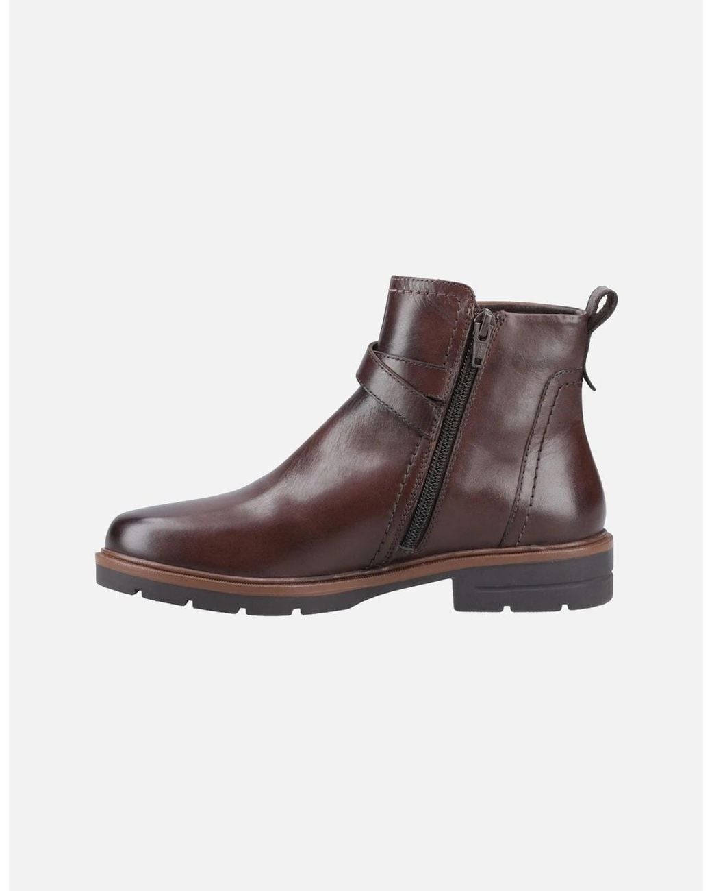 Hush Puppies Brown Tove Leather Boots