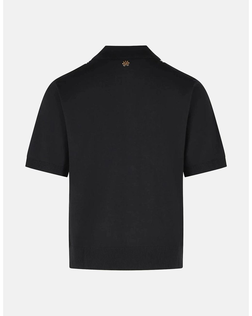 Amiri Black Ma Panelled Knit Cardigan for men