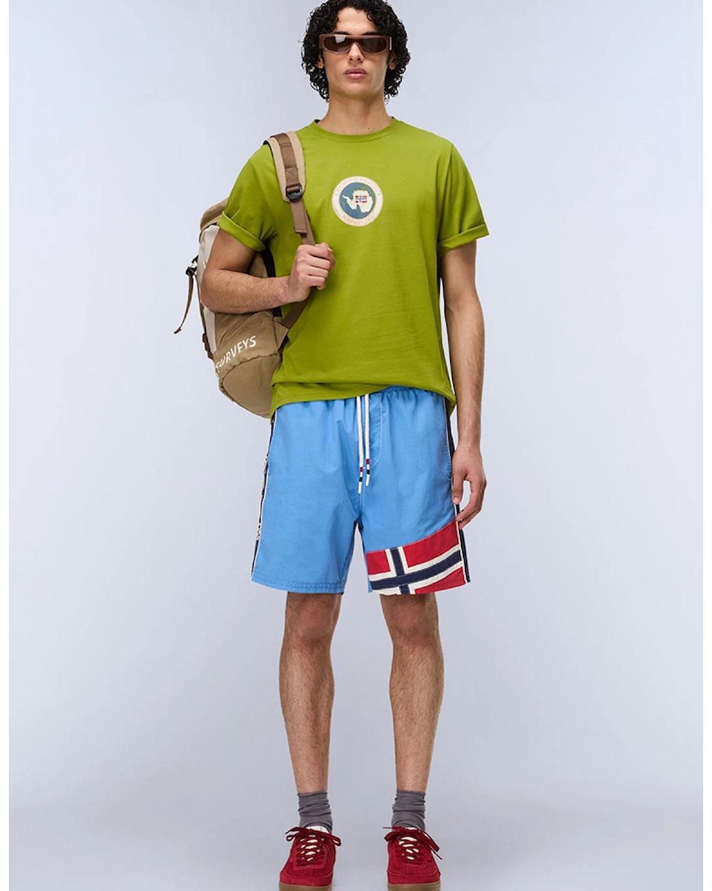 Napapijri Yellow Phos Short Sleeve T-Shirt