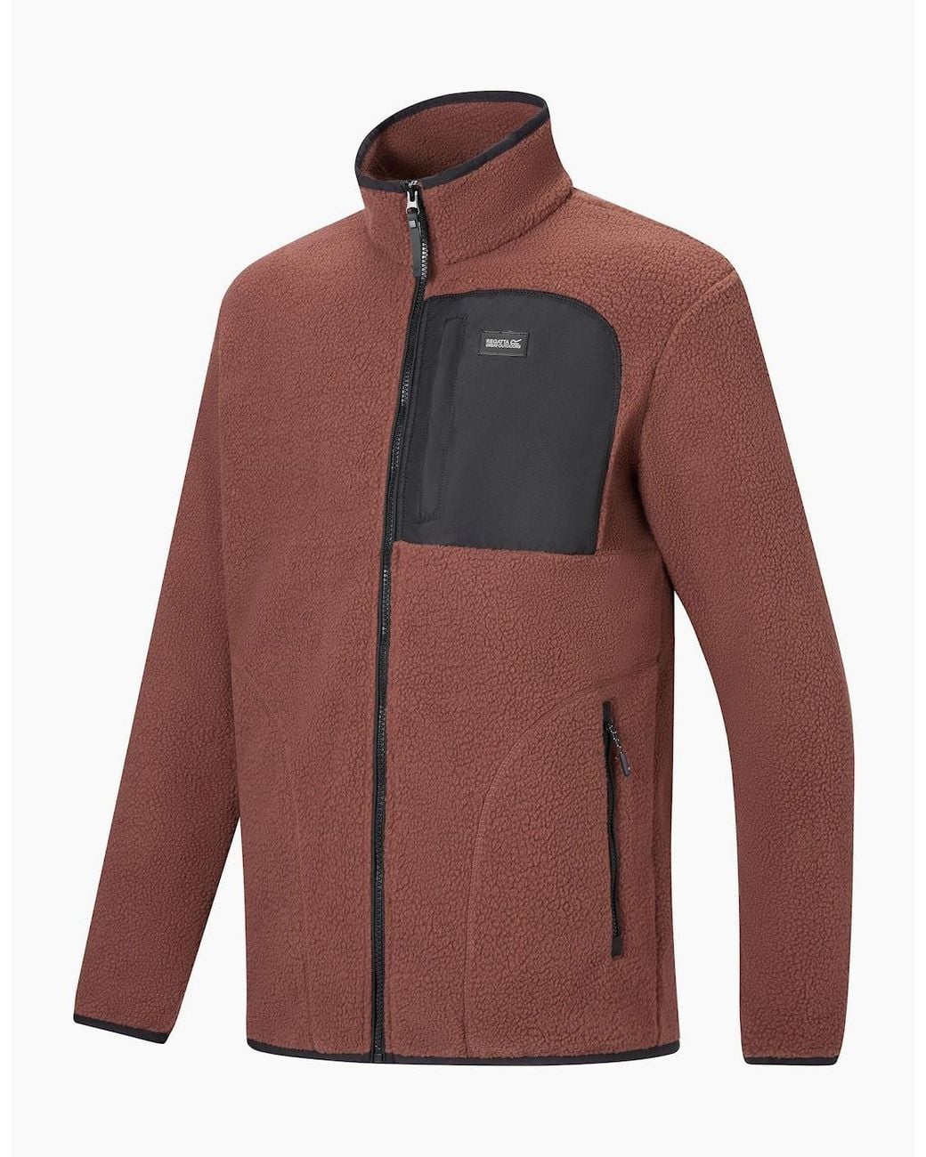 Regatta Brown Frankie Borg Fleece Jacket for men