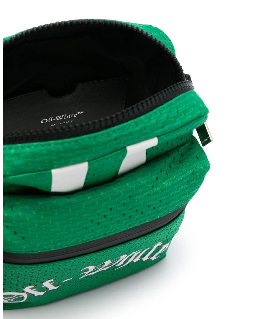 Off-White c/o Virgil Abloh Green Outdoor Crossbody Mesh Bag for men