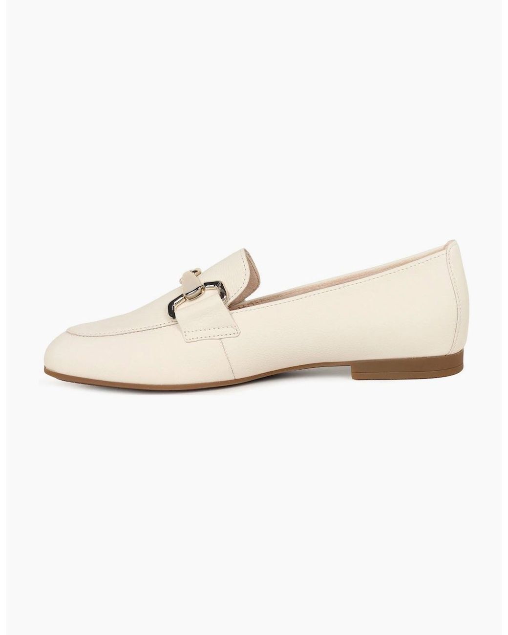 Gabor White Jangle Loafers