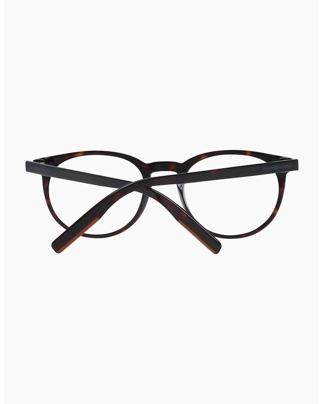 Zegna Brown Optical Frame Ez5214 052 52 for men
