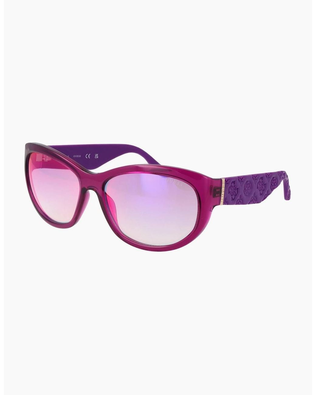 Guess Purple Sunglasses Gu00131 81Z 60