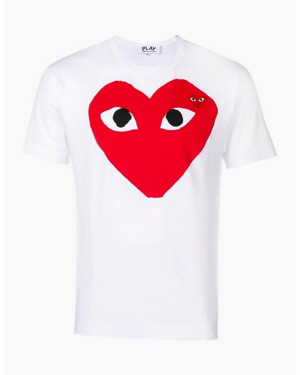Comme des Garçons Red Play Heart Logo T-Shirt
