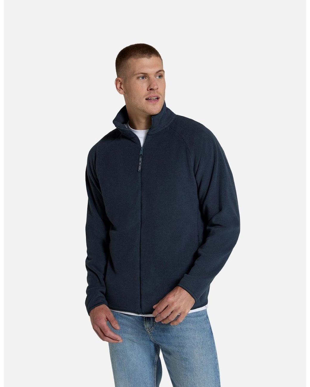 Mountain Warehouse Blue Stockholm Full Zip Fleece Jacket for men