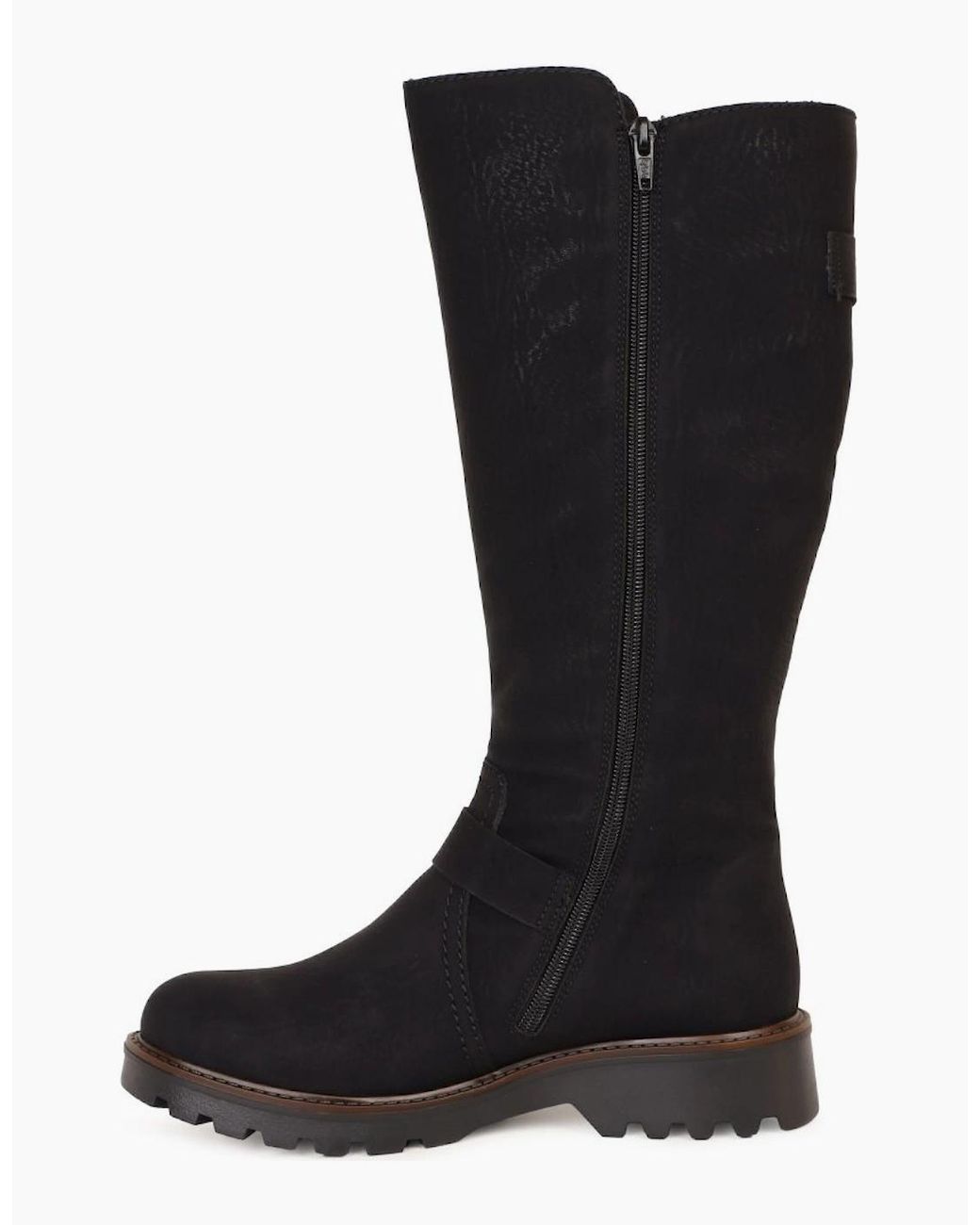Rieker Black Burton Knee High Boots