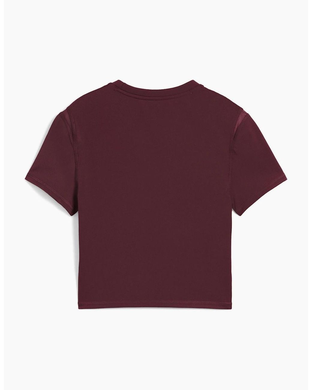 PUMA Purple Shape Baby Tee Short Sleeve Performance Gym Top