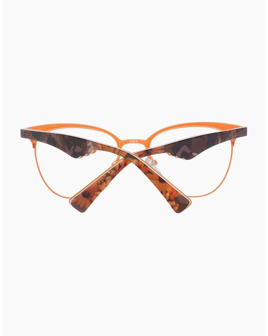 Police Brown Optical Frame Vpl417 0Scb 51