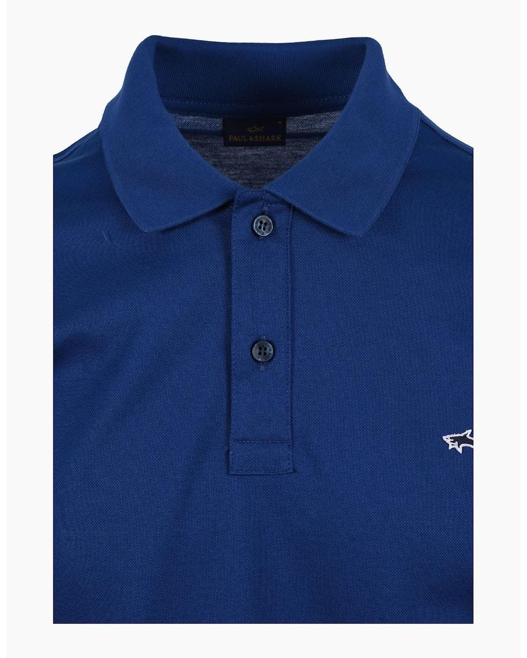 Paul & Shark Blue Paul And Shark Plain Polo for men