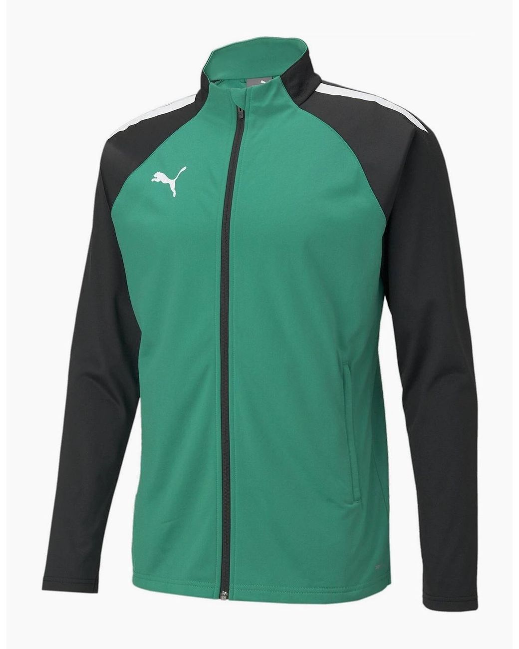 PUMA Green Teamliga Training Jacket Tracksuit Top for men