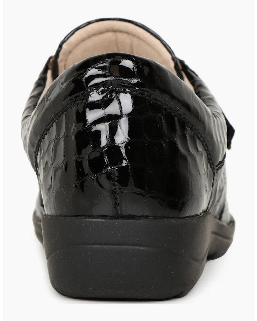 Caprice Black Vera Riptape Shoes