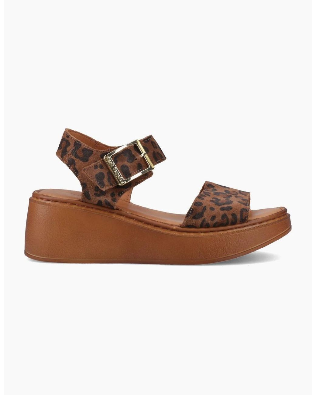 Hush Puppies Brown Beatrix Wedge Sandals
