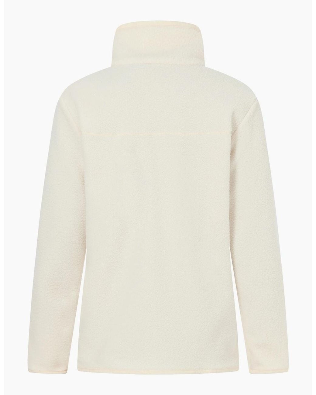 Regatta White Ladies Frankie Borg Half Zip Fleece