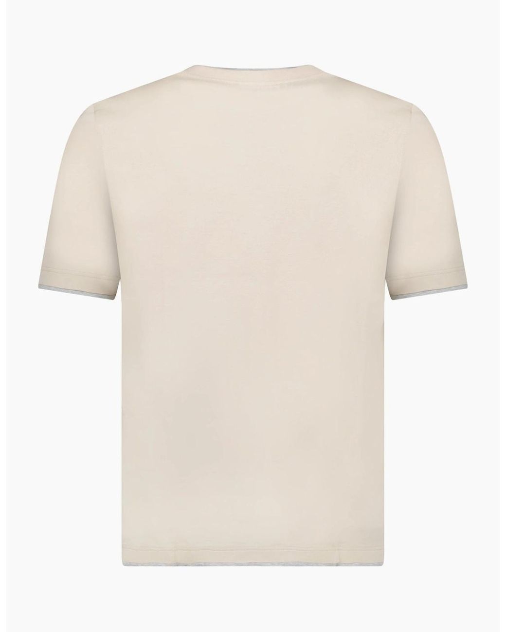 Gran Sasso Natural Pure Cotton T-Shirt for men