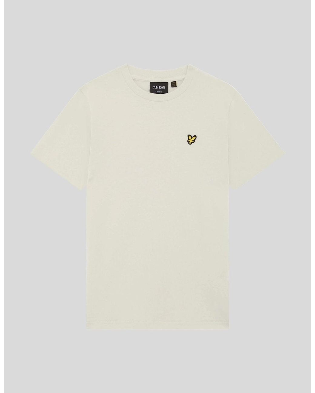 Lyle & Scott Natural Cotton Crew Neck T-Shirt for men
