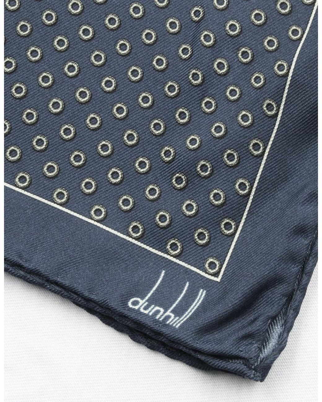 Dunhill Blue Pocket Square for men