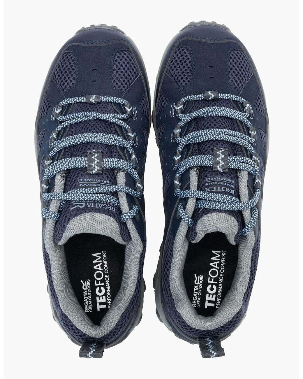 Regatta Blue Ladies Edgepoint Iv Low Walking Shoes