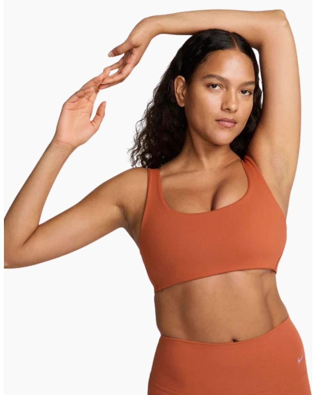 Nike Brown Burnt Training Top