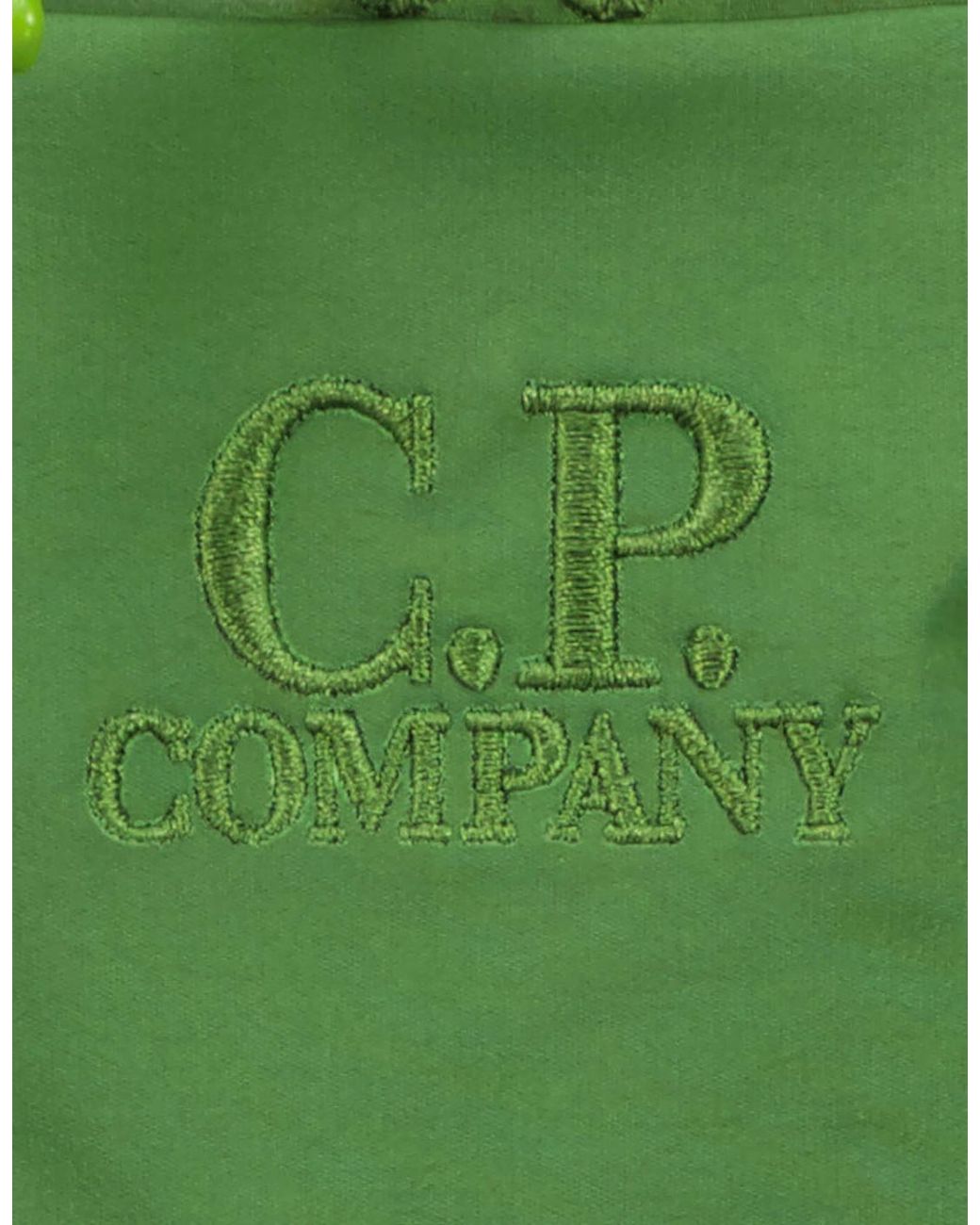 C P Company Green Chrome-R Logo Belt Bag for men