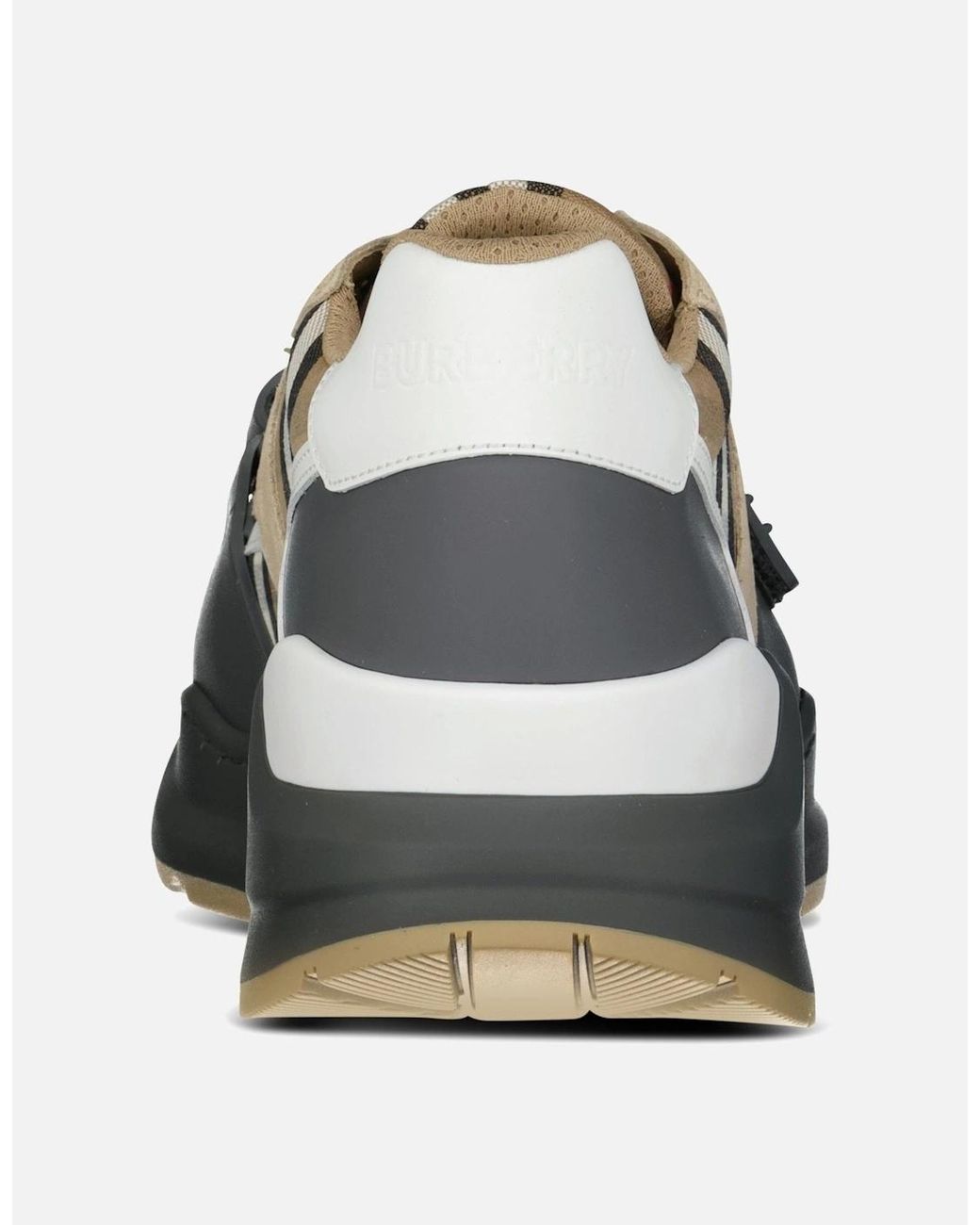 Burberry Natural 'Ramsey Runner' Trainers Taupe for men