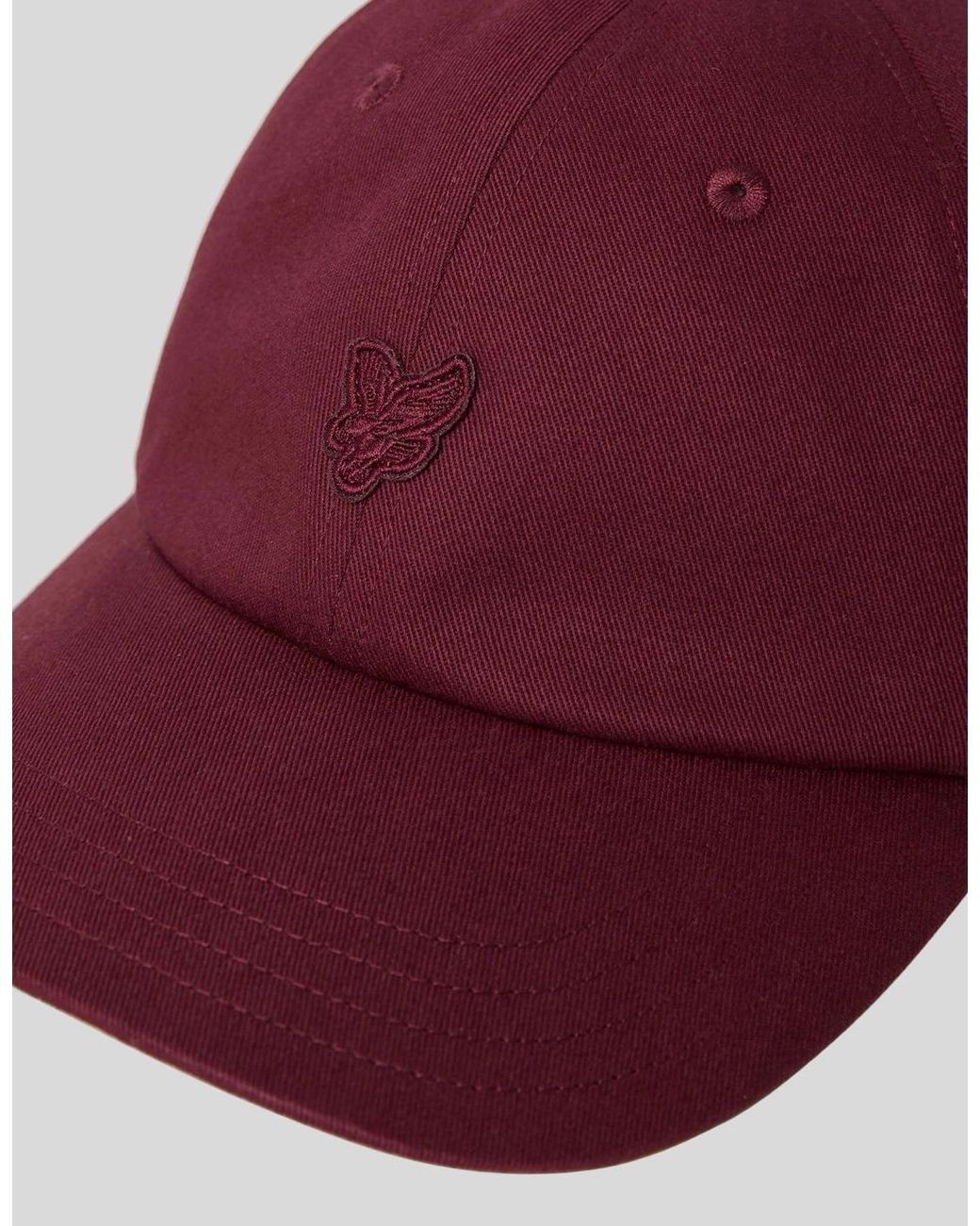 Lyle & Scott Red Baseball Cap for men