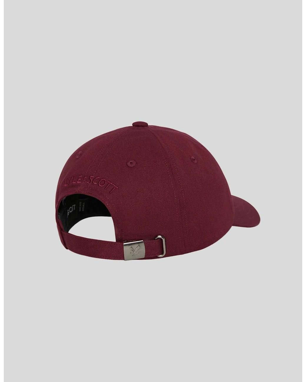Lyle & Scott Red Baseball Cap for men
