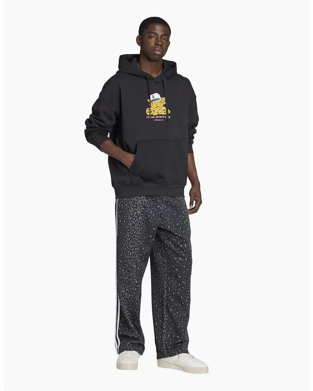 Adidas Blue Graph Lo Hoody for men