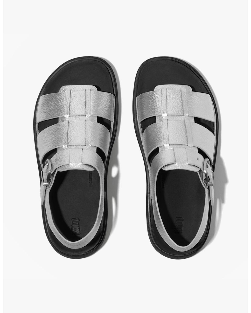 Fitflop Metallic Gen-Ff Tumbled Ankle Strap Sandals