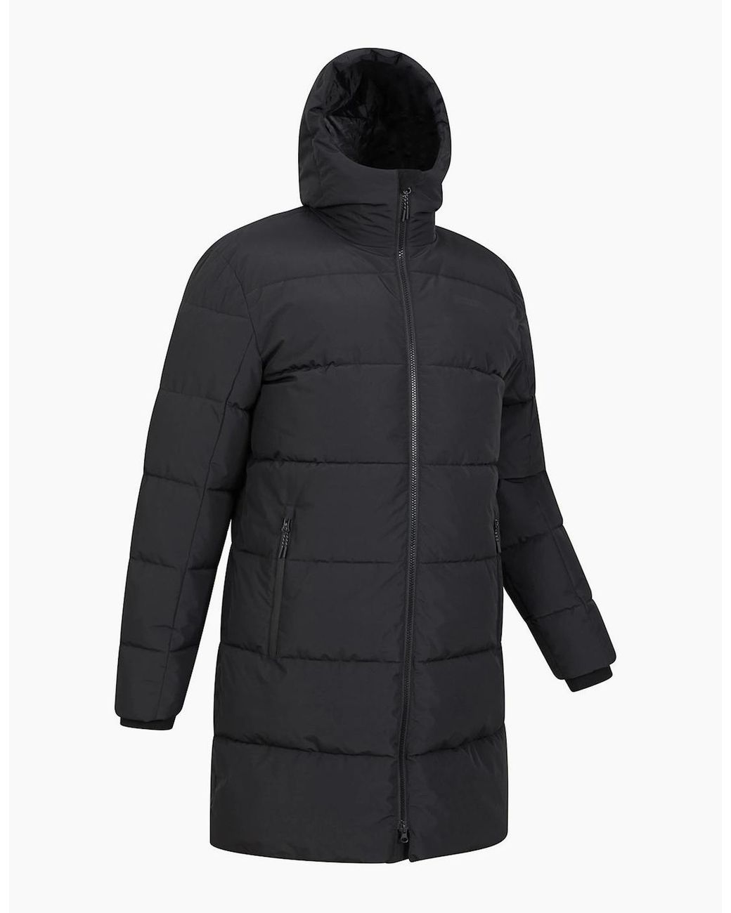Mountain Warehouse Blue Vortex Longline Padded Jacket for men