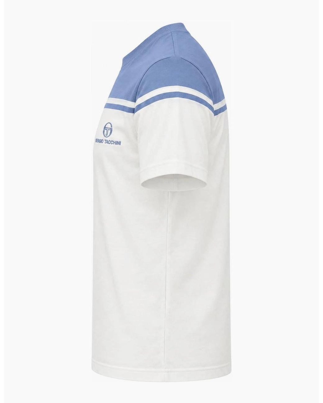 Sergio Tacchini Blue New Young Line T-Shirt Country/Gardenia for men
