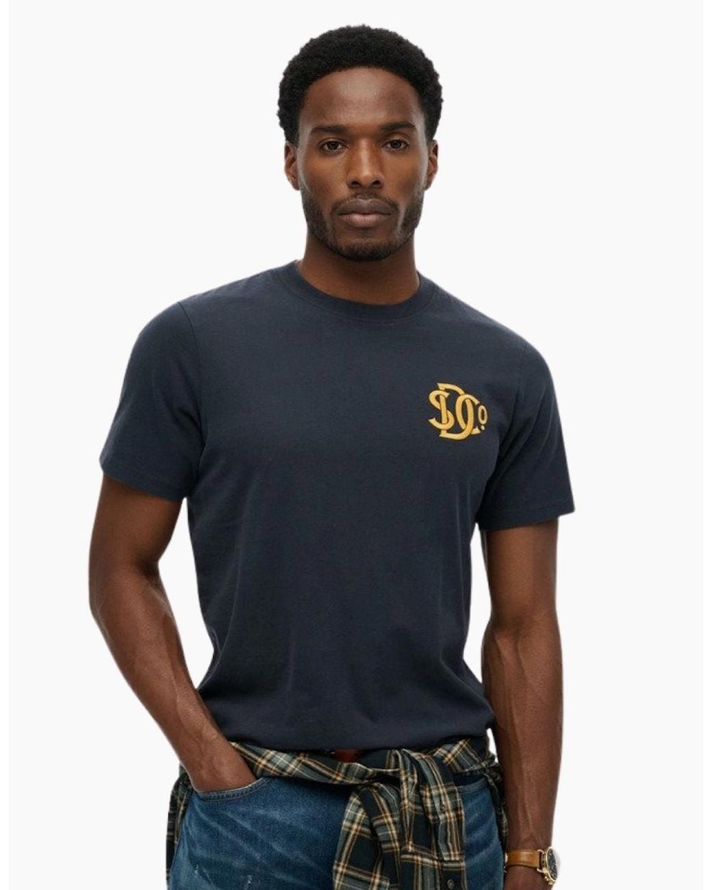 Superdry Blue Sd&Co. Relaxed Short Sleeve T-Shirt for men