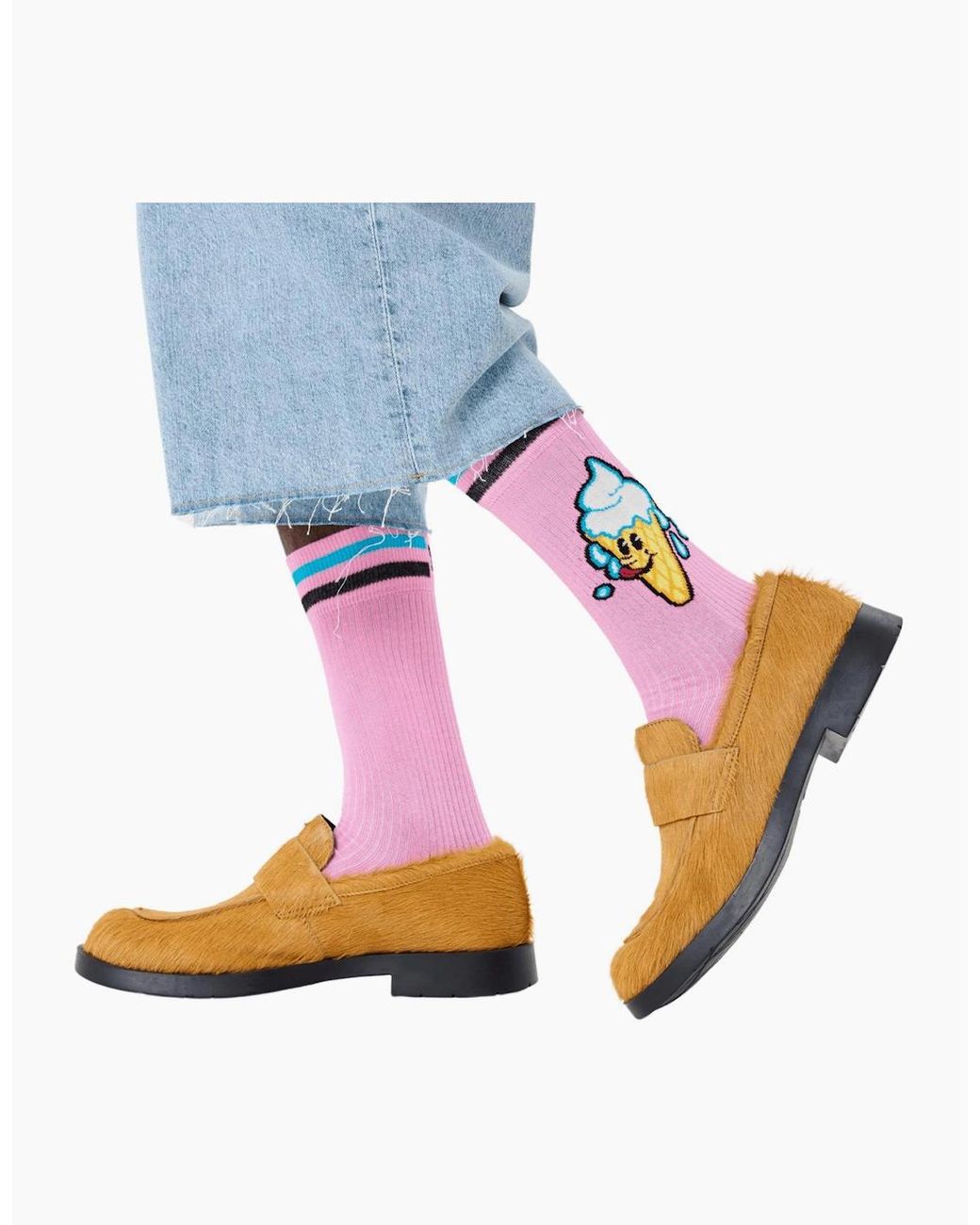Happy Socks Pink Ice Cream Socks
