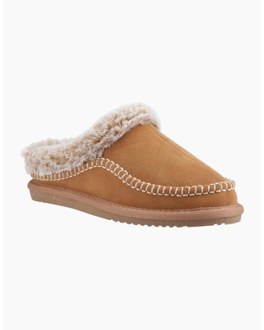 Hush Puppies Brown Anika Mules Tan