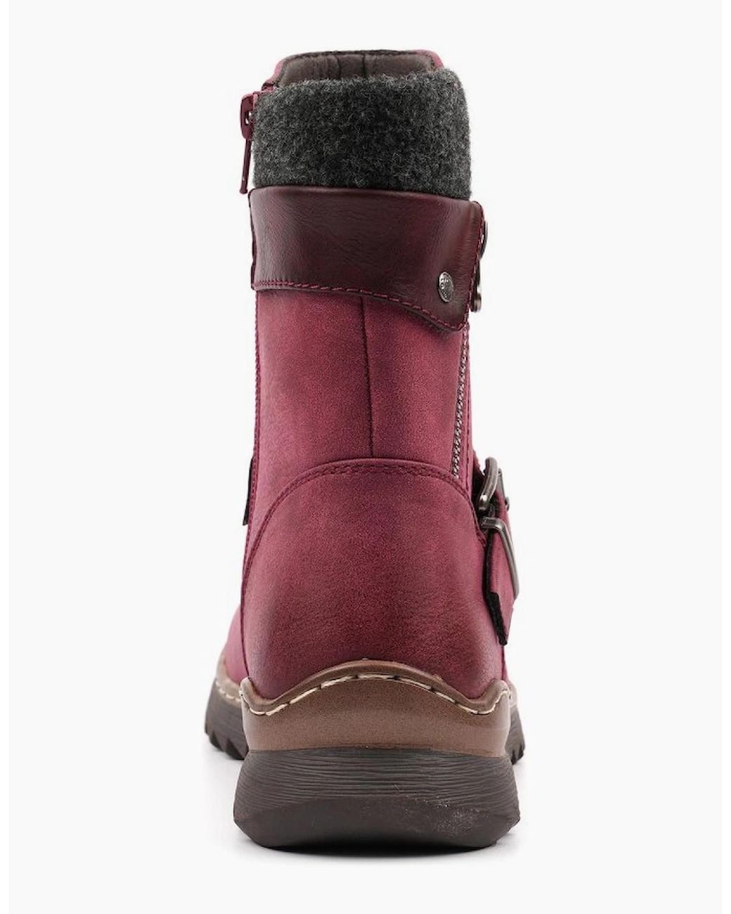 Lunar Red Haley Ankle Boots