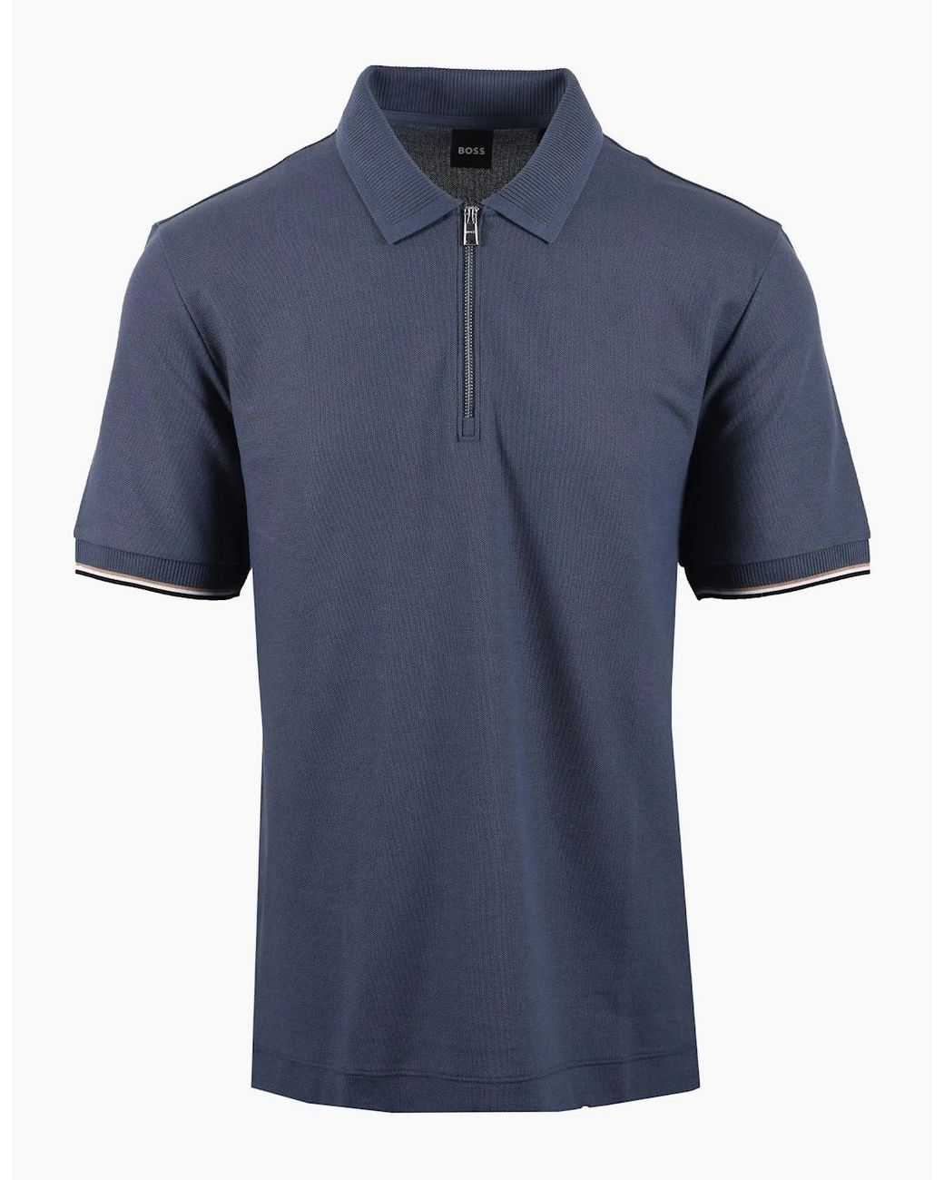Boss Blue Boss Boss C-Pei 04 Polo Shirt Open for men