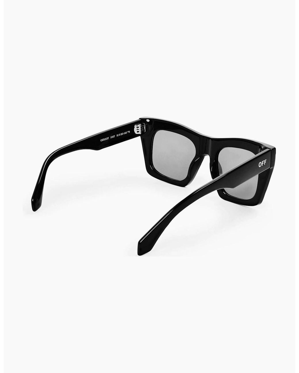 Off-White c/o Virgil Abloh Black Off Selma Sunglasses for men
