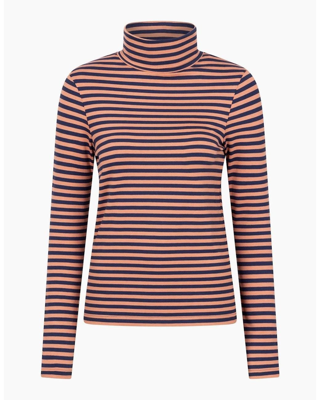 Mountain Warehouse Red Eva Cotton Lightweight Fitted Roll Neck Long-Sleeved Top
