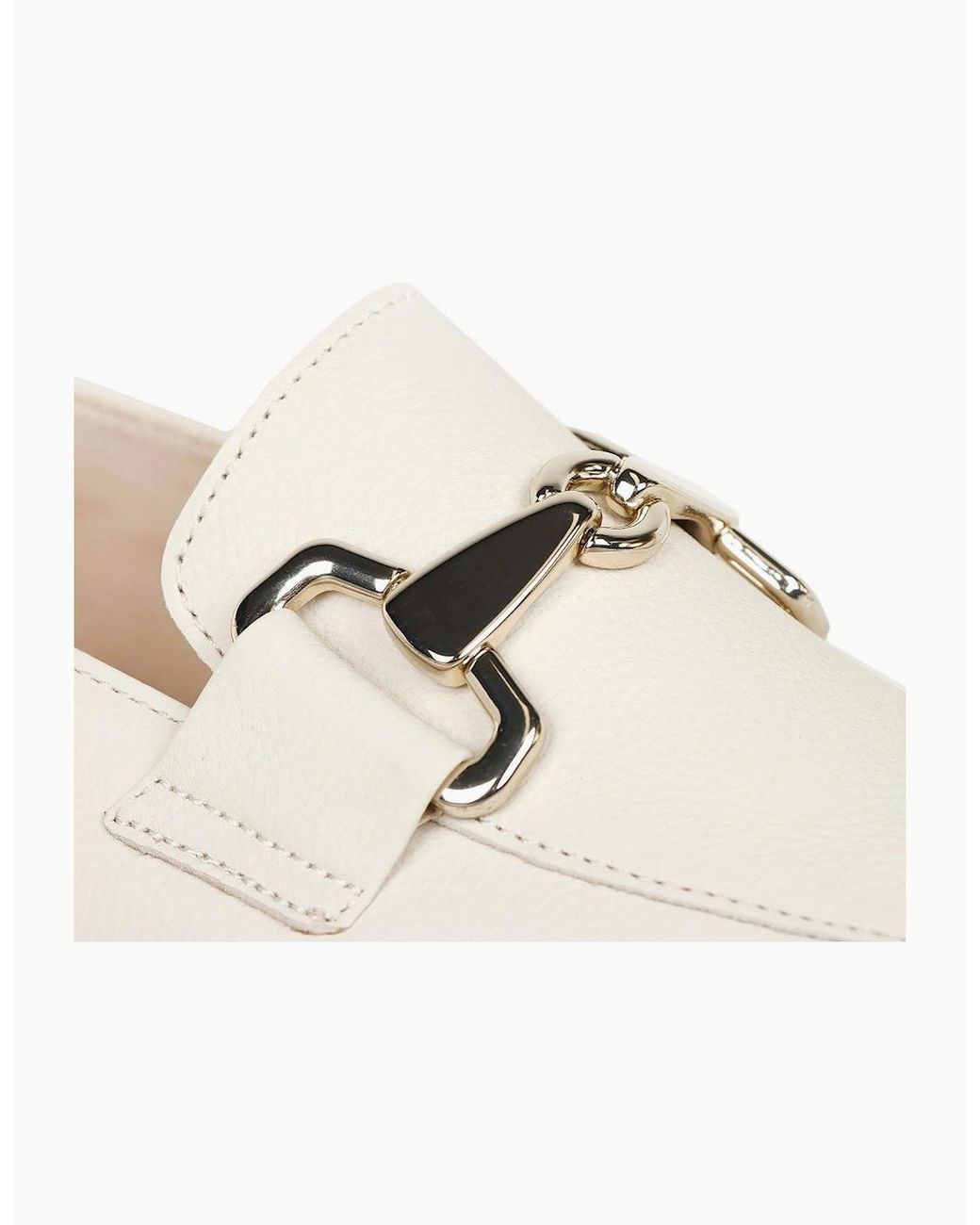 Gabor White Jangle Loafers