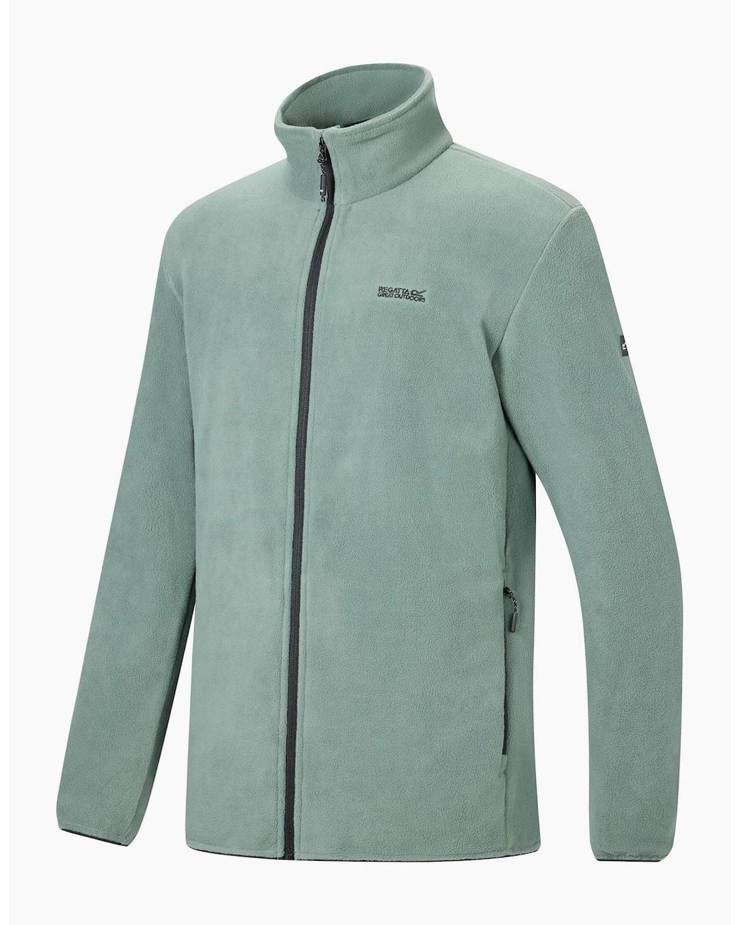 Regatta Green Harrow Full Zip Fleece Jacket for men