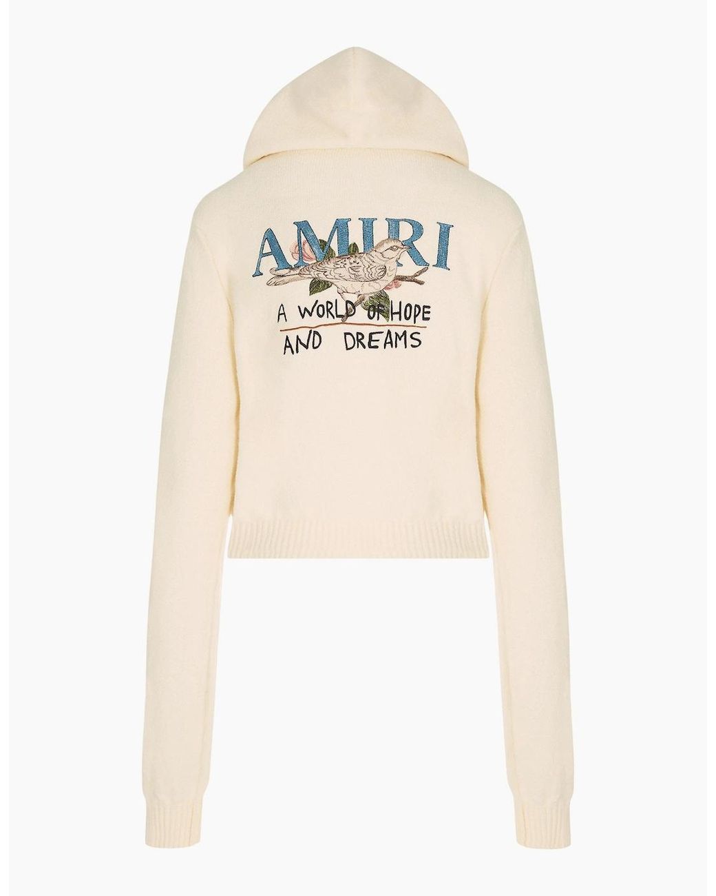 Amiri White Hopes And Dreams Hoodie