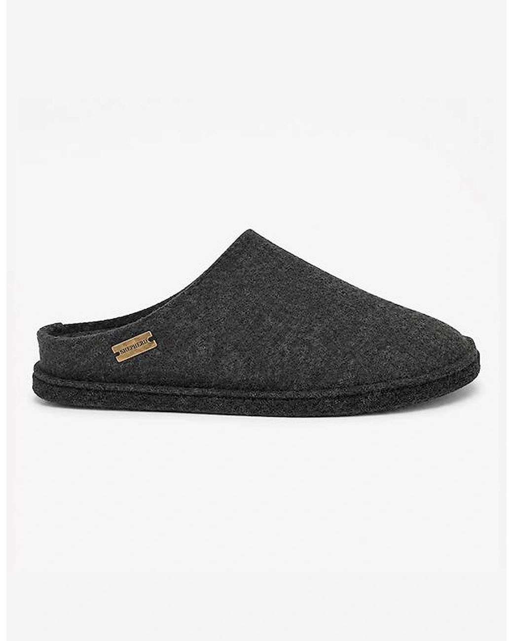 Haflinger Black Soft Mules Graphite