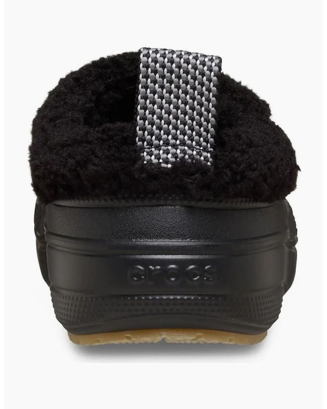 CROCSTM Black Classic Lined Shorty Clogs for men
