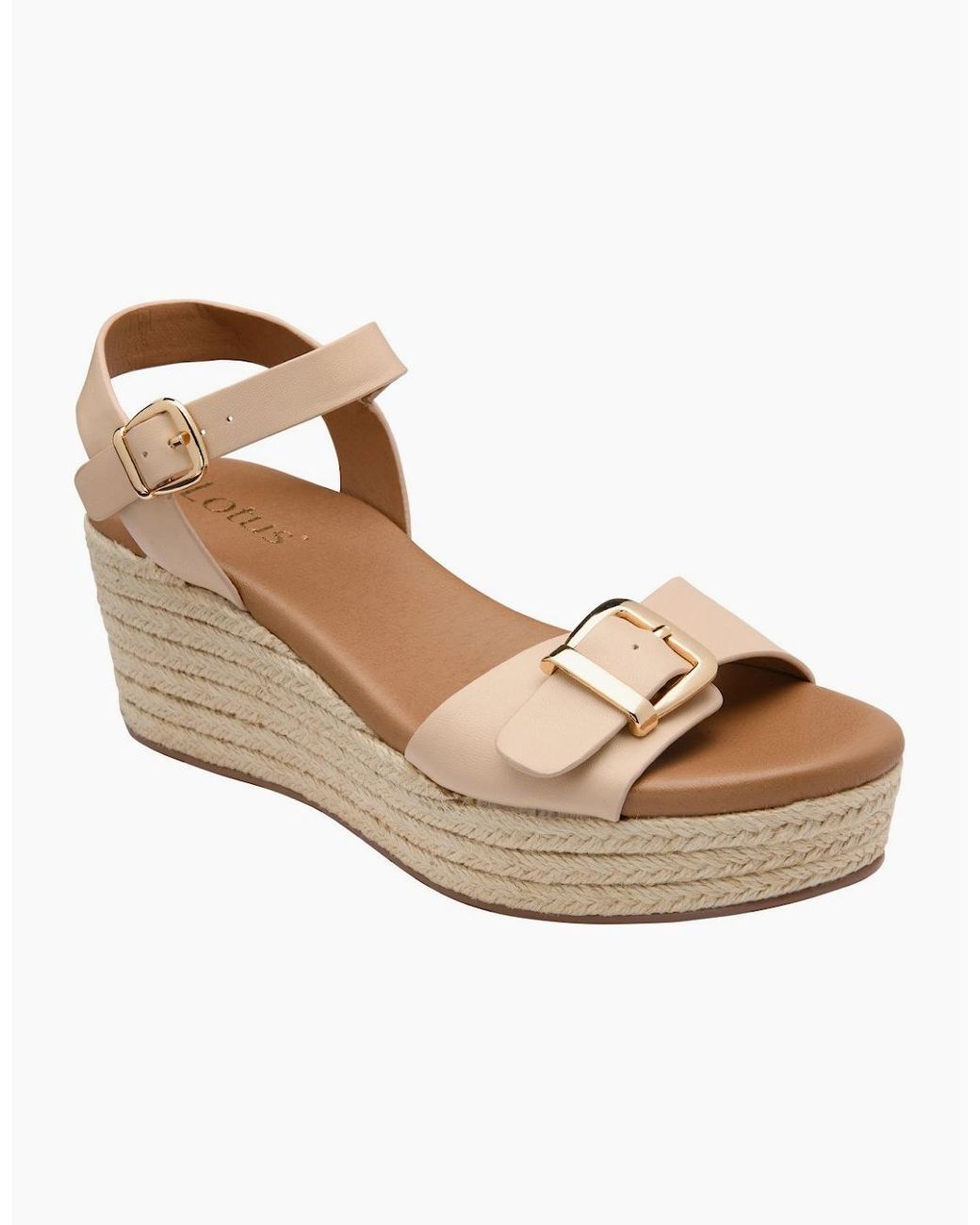 Lotus Metallic Emeia Wedge Sandals
