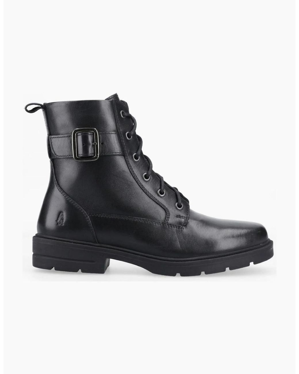 Hush Puppies Black Teagan Biker Boots